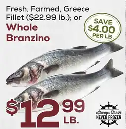 DeCicco & Sons Whole Branzino offer