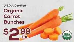 DeCicco & Sons Organic Carrot Bunches offer