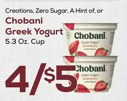 DeCicco & Sons Chobani Greek Yogur offer