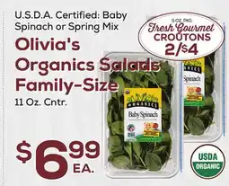 DeCicco & Sons Olivia's Organics Salads Family-Size offer