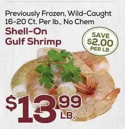 DeCicco & Sons Shell-On Gulf Shrimp offer