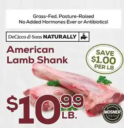 DeCicco & Sons American Lamb Shank offer