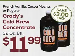 DeCicco & Sons Grady's Cold Brew Concentrate offer