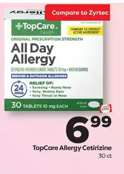 Weis Markets TopCare Allergy Cetirizine offer