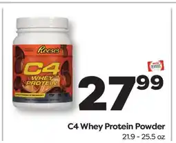 Weis Markets C4 Whey Protein Powder offer