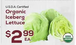 DeCicco & Sons Organic Iceberg Lettuce offer