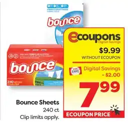 Weis Markets Bounce Sheets offer