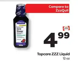 Weis Markets Topcare ZZZ Liquid offer