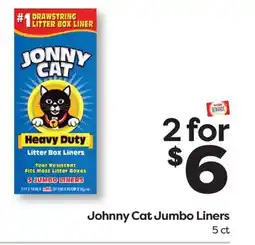 Weis Markets Johnny Cat Jumbo Liners offer