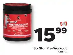 Weis Markets Six Star Pre-Workout offer