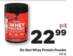 Weis Markets Six Star Whey Protein Powder offer