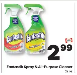 Weis Markets Fantastik Spray & All-Purpose Cleaner offer