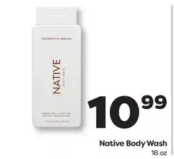 Weis Markets Native Body Wash offer