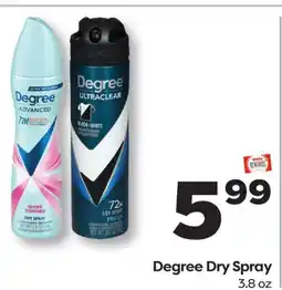 Weis Markets Degree Dry Spray offer