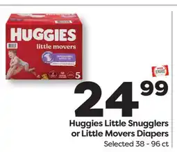 Weis Markets Huggies Little Snugglers or Little Movers Diapers offer