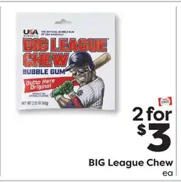 Weis Markets BIG League Chew offer
