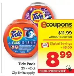Weis Markets Tide Pods offer