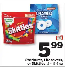 Weis Markets Starburst, Lifesavers, or Skittles offer
