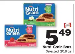 Weis Markets Nutri-Grain Bars offer