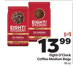 Weis Markets Eight O'Clock Coffee Medium Bags offer