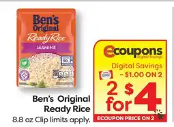 Weis Markets Ben's Original Ready Rice offer