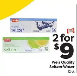 Weis Markets Weis Quality Seltzer Water offer