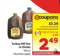 Weis Markets Turkey Hill Tea or Drinks offer
