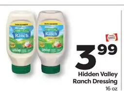 Weis Markets Hidden Valley Ranch Dressing offer