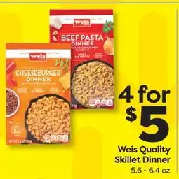 Weis Markets Weis Quality Skillet Dinner offer