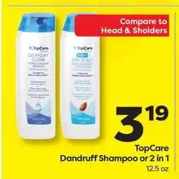 Weis Markets TopCare Dandruff Shampoo or 2 in 1 offer