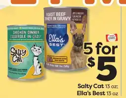 Weis Markets Salty Cat 13 oz Ella's Best 13 oz offer