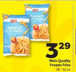 Weis Markets Weis Quality Frozen Fries offer