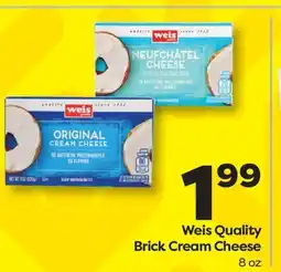 Weis Markets Weis Quality Brick Cream Cheese offer