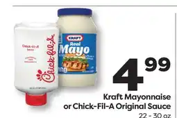 Weis Markets Kraft Mayonnaise or Chick-Fil-A Original Sauce offer