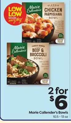 Weis Markets Marie Callender's Bowls offer