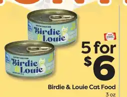Weis Markets Birdie & Louie Cat Food offer