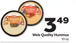 Weis Markets Weis Quality Hummus offer