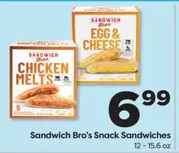 Weis Markets Sandwich Bro's Snack Sandwiches offer