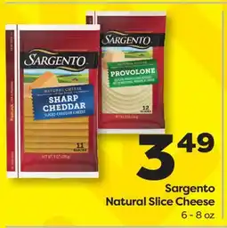 Weis Markets Sargento Natural Slice Cheese offer