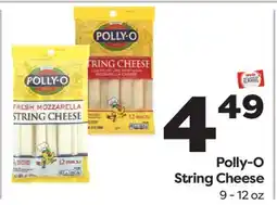 Weis Markets Polly-O String Cheese offer