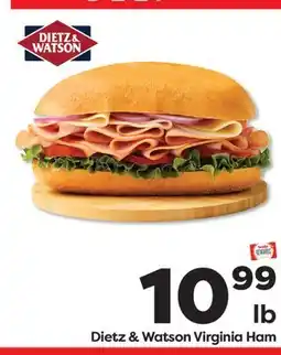 Weis Markets Dietz & Watson Virginia Ham offer