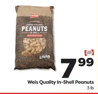 Weis Markets Weis Quality In-Shell Peanuts offer