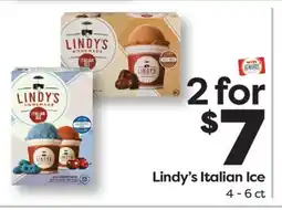 Weis Markets Lindy's Italian Ice offer