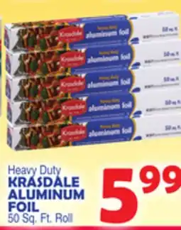 Bravo Supermarkets KRASDALE ALUMINUM FOIL offer