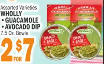 Bravo Supermarkets WHOLLY,GUACAMOLE, AVOCADO DIP offer