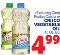 Bravo Supermarkets CRISCO VEGETABLE OIL offer