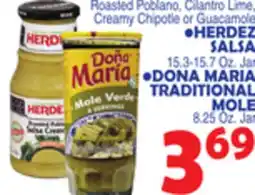 Bravo Supermarkets Herdez Salsa Dona Maria Traditional Mole offer