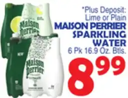 Bravo Supermarkets MAISON PERRIER SPARKLING WATER offer