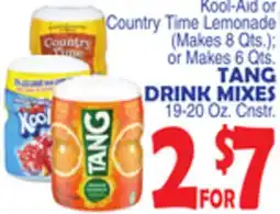 Bravo Supermarkets TANG DRINK MIXES 19-20 Oz. Cnstr offer