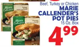 Bravo Supermarkets Marie Callender's Pot Pies offer